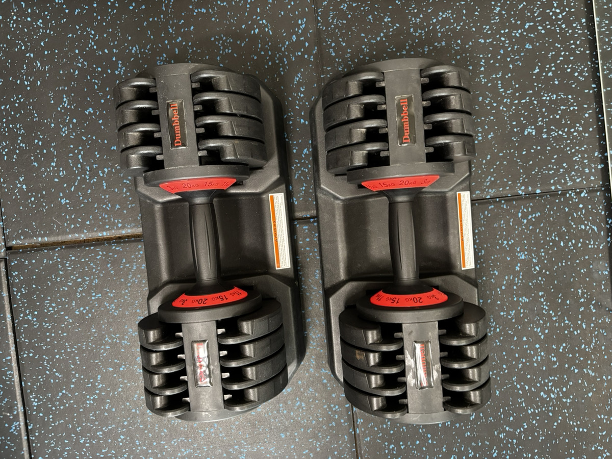 可変式ダンベル 20kg 両手分セット 画像3